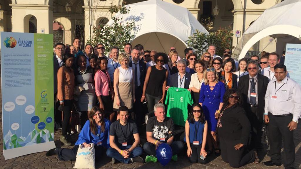 Meteorologi ed esperti provenienti da tutto il Mondo in visita al Villaggio del Clima