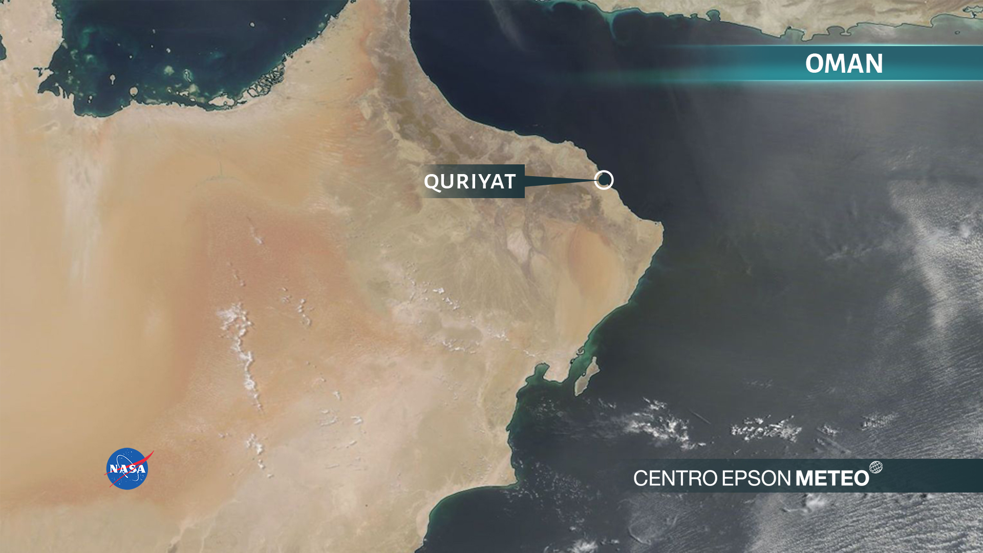 Caldo record in Oman: in 24 ore il termometro non è mai sceso sotto i 42.6 gradi