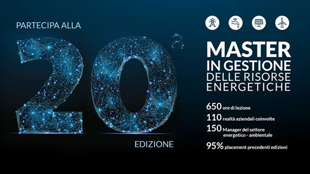 Il Meteo Expert collabora con il Master SAFE in Gestione delle Risorse Energetiche. Aperte le iscrizioni